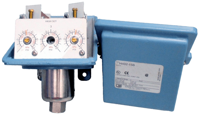 United Electric Pressure Switch, 400 Series Type H402 Models 126 to 164